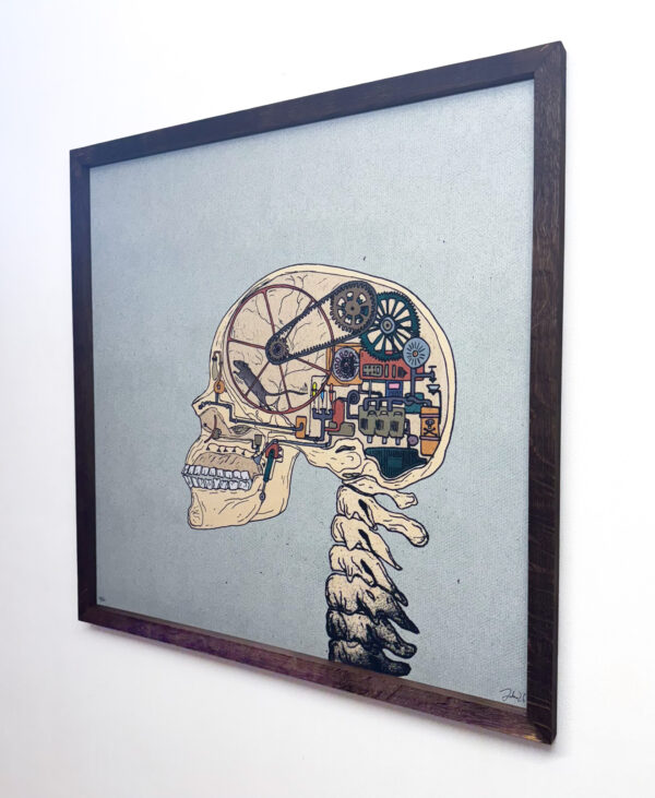 rat race 60x60cm inkl. frame - Image 3