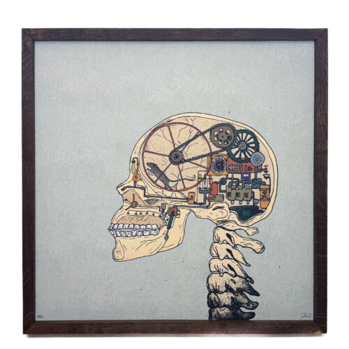 rat race 60x60cm inkl. frame