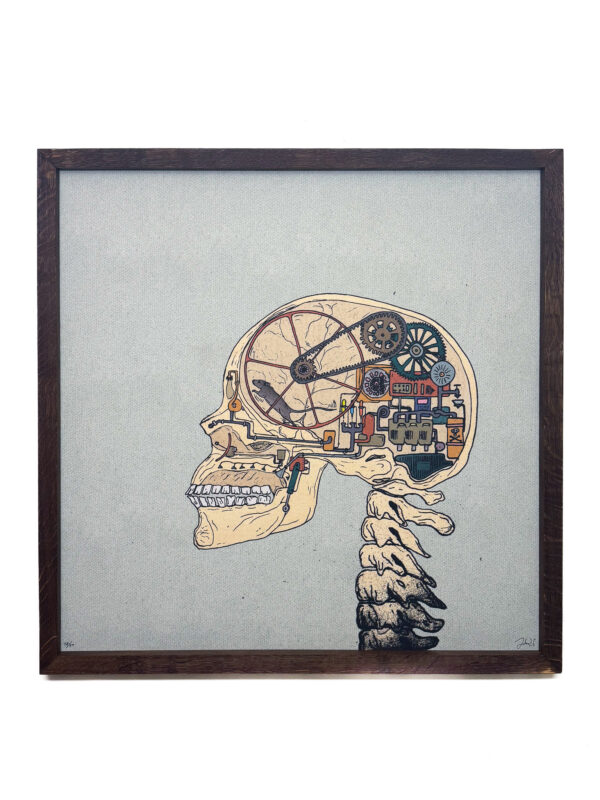 rat race 60x60cm inkl. frame