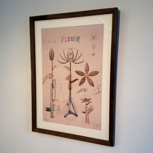 “Bloom” – Technical Sketch Print